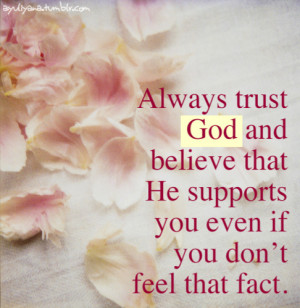 god, text, trust