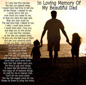 CLICK FOR >> In Loving Memory Verses For Father Dad Memorial Poems For ...