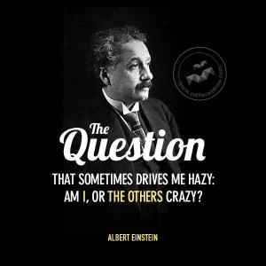 Fabulous Celebrity Quote by Albert Einstein~ The question that ...