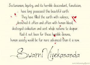 Swami Vivekananda Quotes on fanaticism