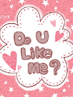Do You Like Me Wallpaper 240x320 girly, pink, quotes, words,