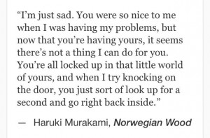 haruki murakami norwegian wood # quotes