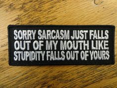 ... funny saying vest patch motorcycle biker outlaw patch club patch