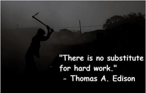 ... Thomas Alva Edison quote on work #quotes #work #motivation #substitute