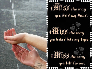 Miss My Brother Quotes I miss the way you hold my