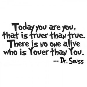 dr seuss quote today you are vinyl wall art write a review this dr ...