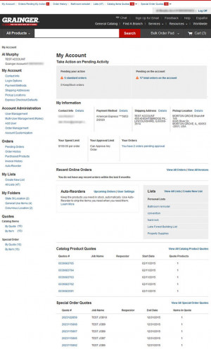 Quotes Overview – Grainger Industrial Supply