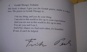 Fritz Perls #Gestalt Therapy #Psychology #Philosophy #Expectations # ...