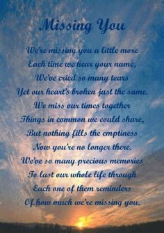 Death Missing You Daddy Quotes | Ross's 3rd year in heaven