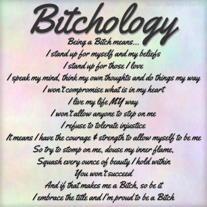 quotes kinkycutequotes kinky cute bitchology i'm a bitch feminism ...