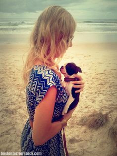 First cuddles at the beach with Stelly just after we adopted her in ...