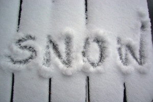 Snow, snow go away!!
