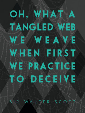 What a Tangled Web We Weave Lámina