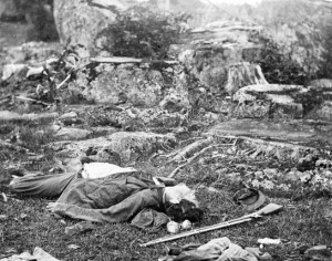 Dead Confederate soldiers in 
