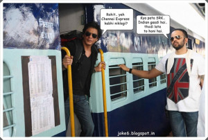 Funny joke SRK Chennai Express