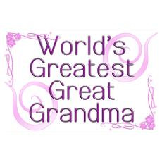 World's Greatest Great Grandma Poster