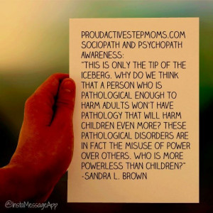 Psychopath and sociopath awareness