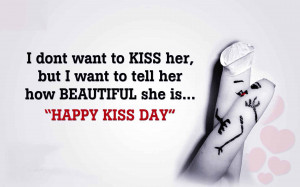 home kiss sweet happy kiss day quote