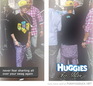 Justin Bieber Diaper Pants