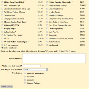 Bottom of Quote Request Form - Click for larger