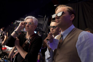 Director Baz Luhrmann, left, with actors Tobey Maguire and Leonardo ...