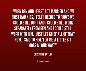 Christine Taylor Quotes I Can T Stand The Club Scene