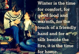 Cold Weather Quotes For Facebook Winter quote via www.