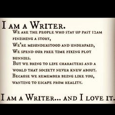 Am A Writer #Writer #Writing #Writers #Author #Poet #Screenwriter # ...