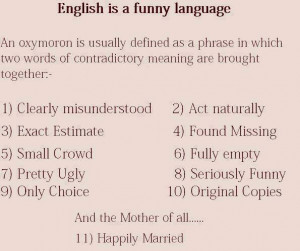 Daily, English is a funny language: Quote About English Funny Language