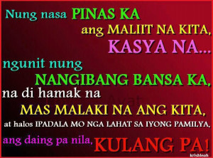 OFW quotes : Pinoy Tagalog Quotes