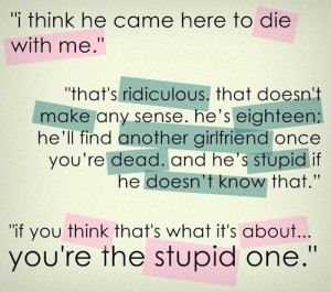 Peter is stupid for not seeing how deep Tris and Tobias's love is!