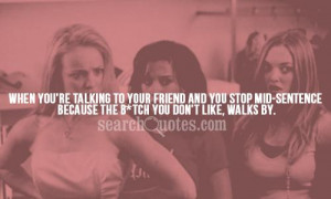 ... re Talking To Your Friend and You Stop Mid Sentence ~ Attitude Quote