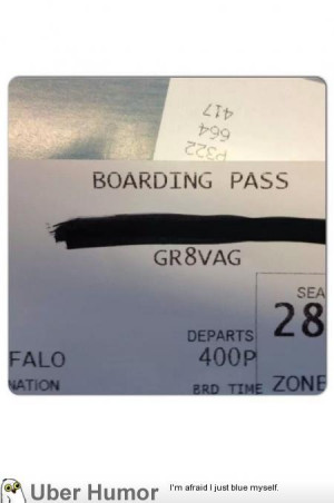 Boarding pass confirmation number.