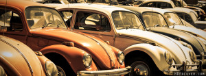 Old volkswagen beetle car fb cover photo