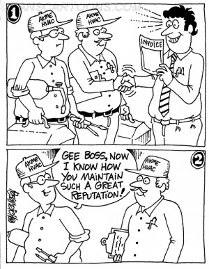Plumbing Plumber Hvac Cartoon 06 a Cartoon Image and funny joke for ...