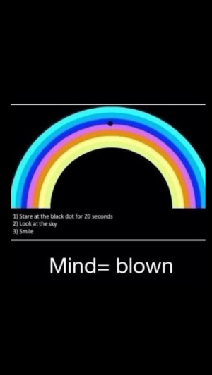 Mind-blowing rainbow trick to make you smile. Smile! :)