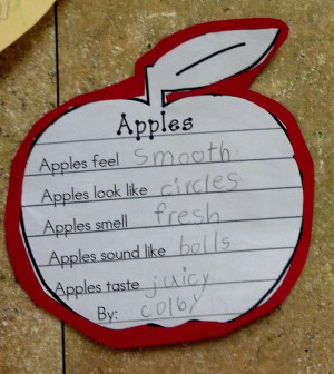 Apple Acrostic Poem Craftivity