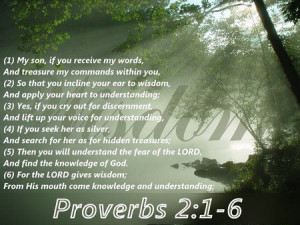 Wisdom - bible verse