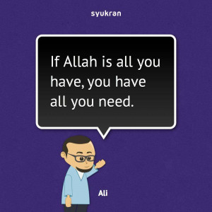 ALLAH - Thoughtfull quotes Picture