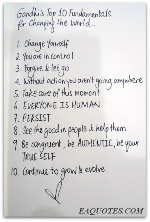 Ghandi's top fundamental quotes