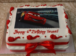 Lightning Mcqueen Cake With...