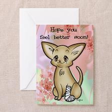 Get Well Chihuahua Greeting Cards (Pk of 20) for