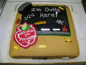 Teacher Retirement Cakes