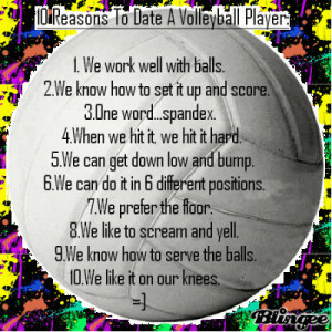 10 reasons to date a volleyball player