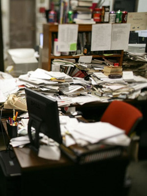 researchers found in a series of linked studies - using a messy desk ...