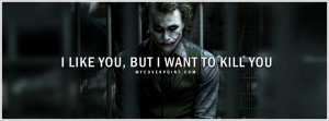 Joker Quote Batman Facebook Cover
