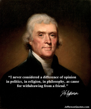 ... In Religion, In Philosphy As Cause For Withdrawing From A Friend