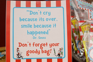 Dr Seuss Party Quote Sign by doodlemonkeyprints on Etsy, $3.99