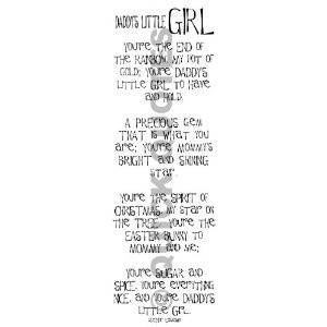 Daddy's Little Girl Vellum Quotes
