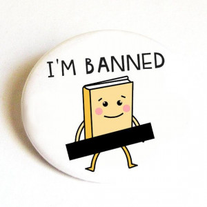 Books Buttons Banned Pins Cute Quotes Humor Pinback Buttons